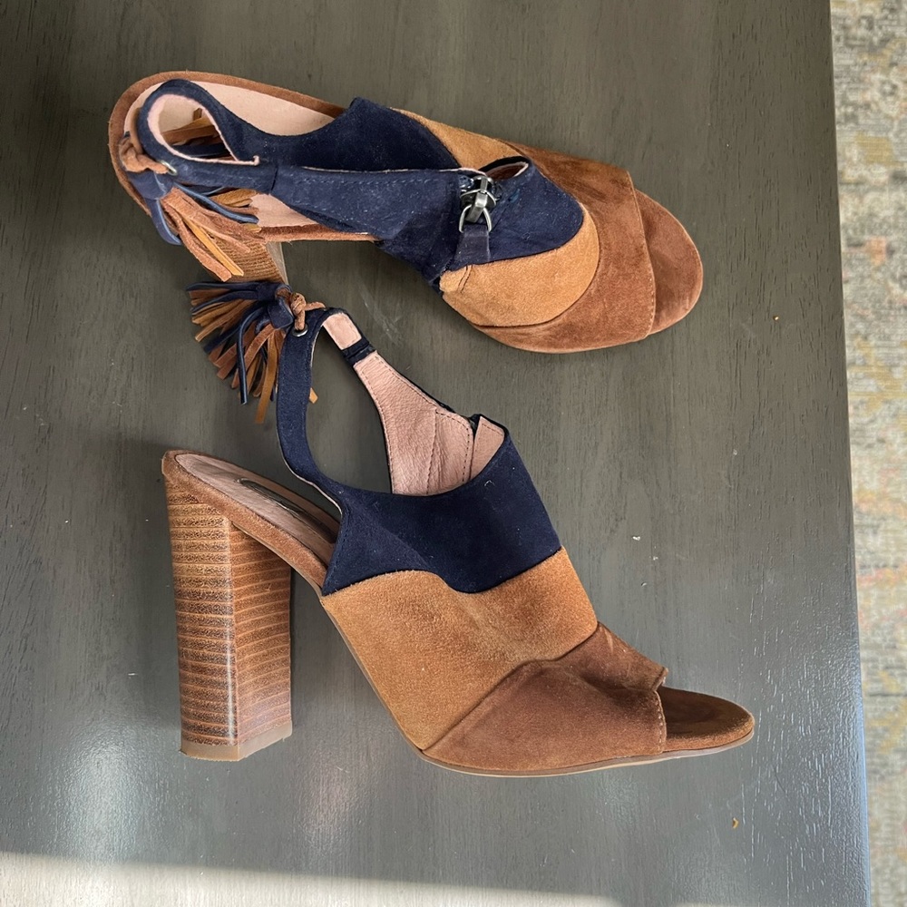 Halogen Peep Toe Booties